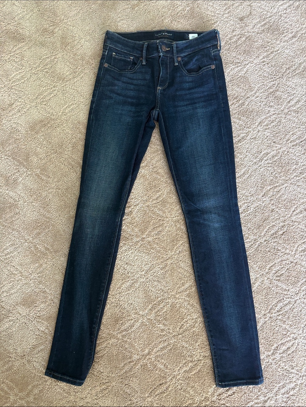 Lucky Brand Women’s Dark Blue Skinny Jeans